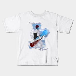 SW MERCH Snowboarder!Thrawn Burgundy V1 Kids T-Shirt